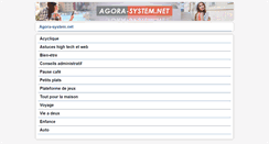 Desktop Screenshot of agora-system.net