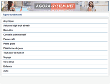 Tablet Screenshot of agora-system.net